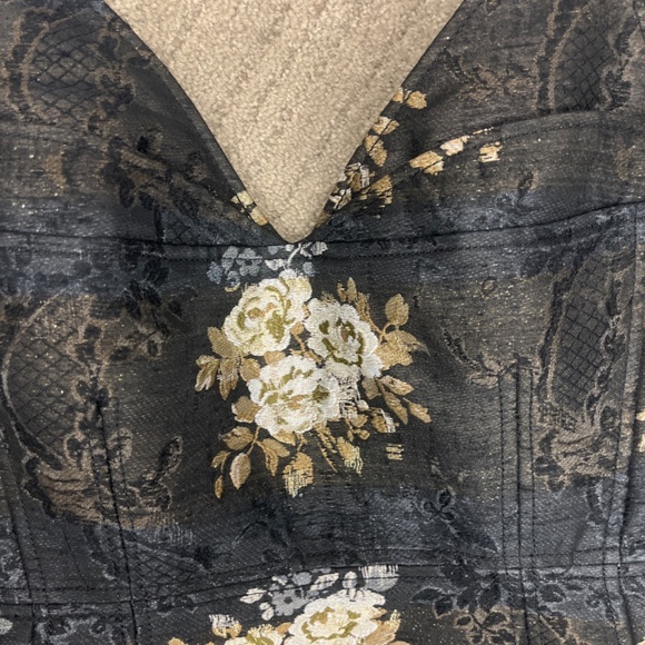 ERDEM black Doris midi dress size 6 - Picture 14 of 14